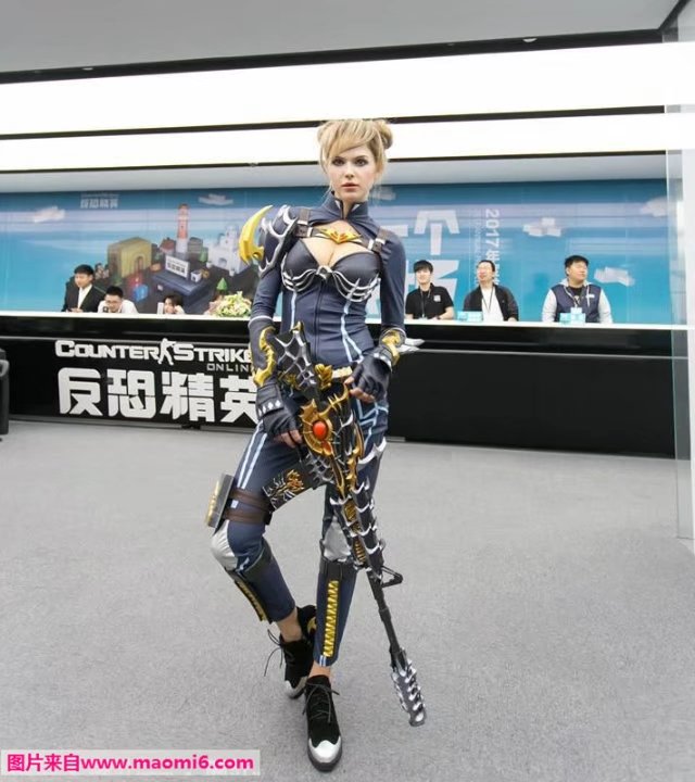 图片[20]-CSOL真人秀，真人扮演cosplay反恐精英OL崔智云熏安娜真人扮演好漂亮-猫咪网络