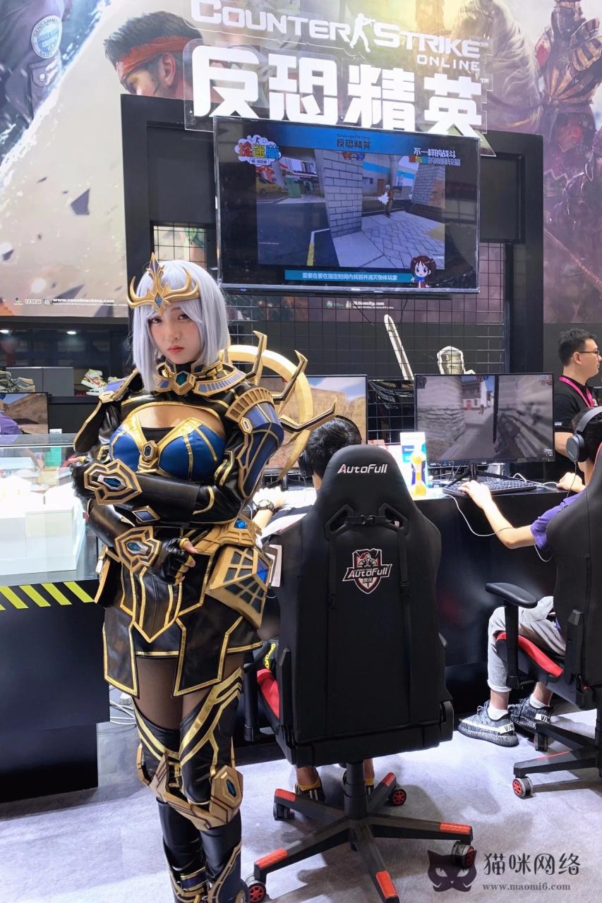 图片[2]-反恐精英OL真人cosplay，漂亮小姐姐真人秀真人崔智云圣灵阿塔尼斯血契安娜扮演者-猫咪网络