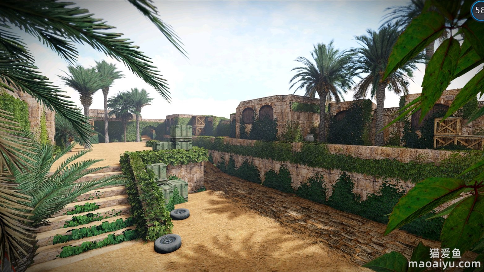 图片[4]-反恐精英CSOL沙漠一地图实景照建模渲染-猫咪网络