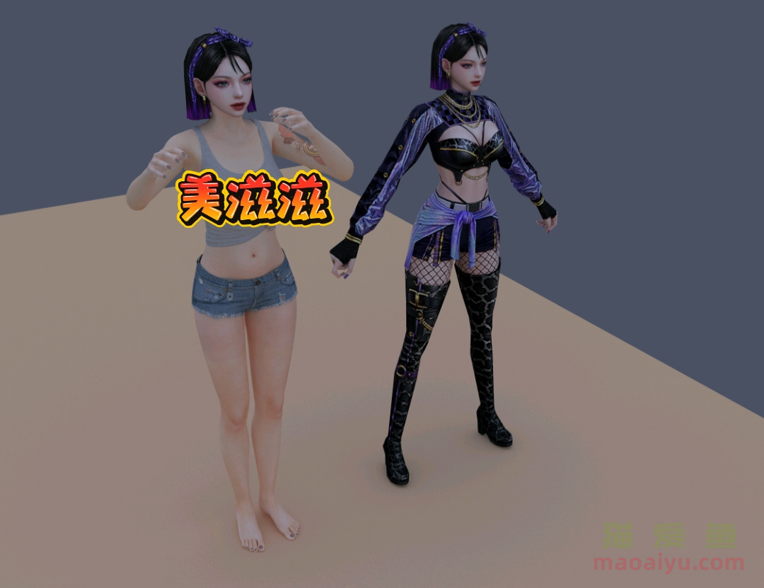 CSOL人物特情伊琳娜建模 (11)