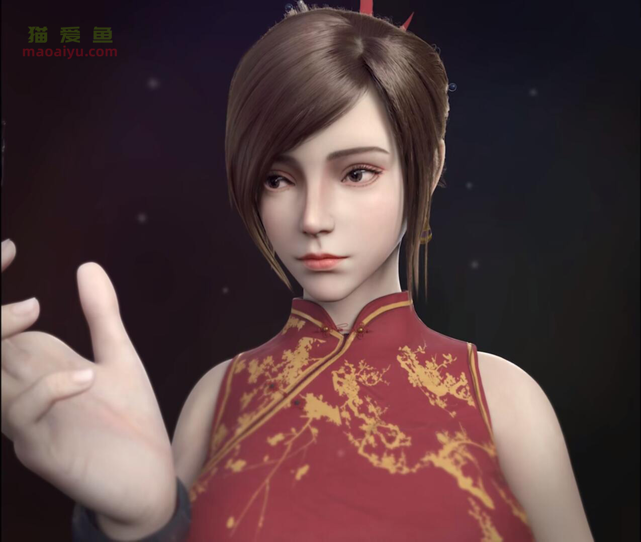 CSOL游戏人物梦瑶建模4