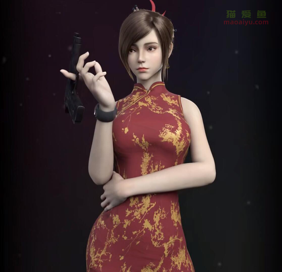 CSOL游戏人物梦瑶建模5