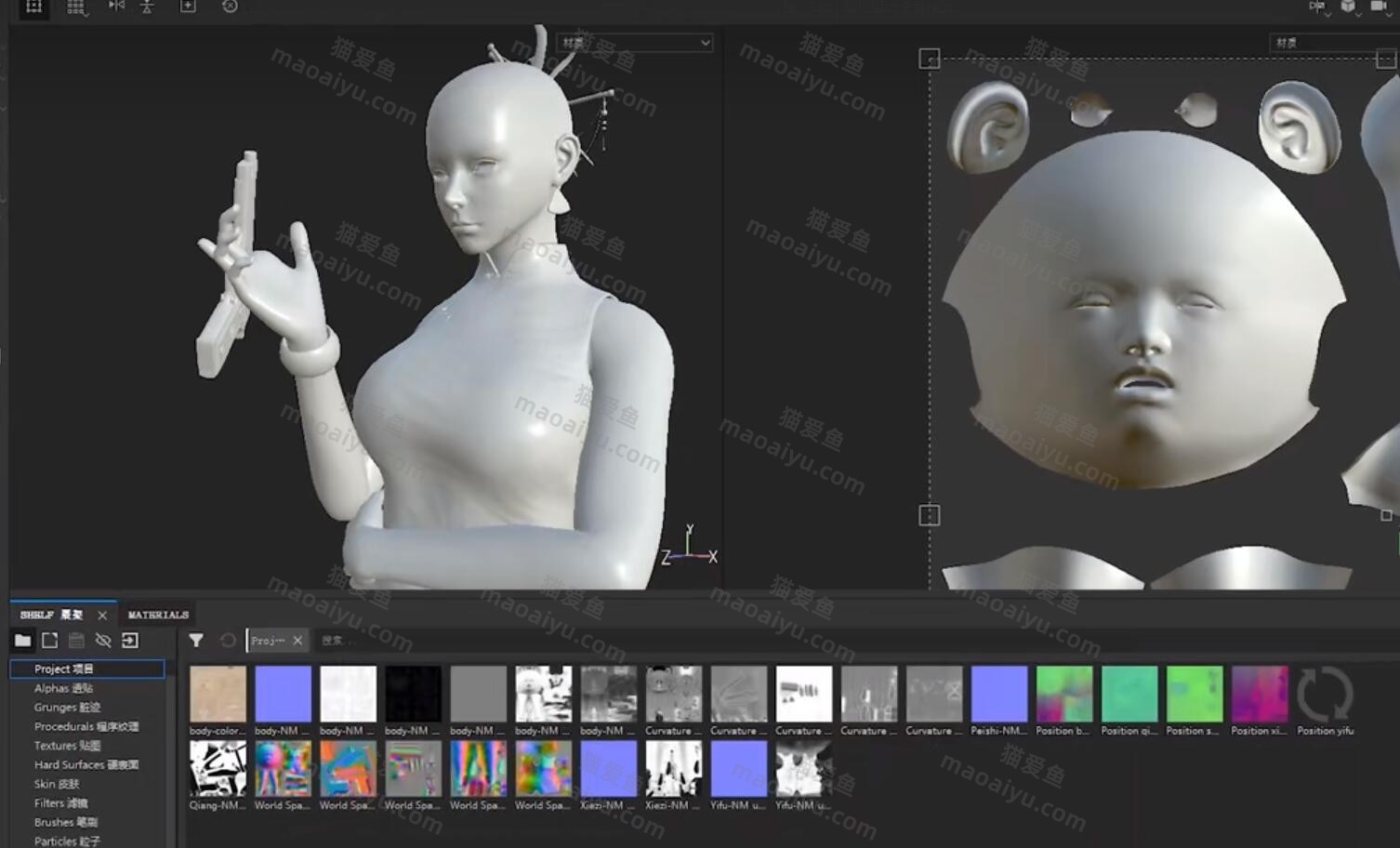 梦瑶建模模型图