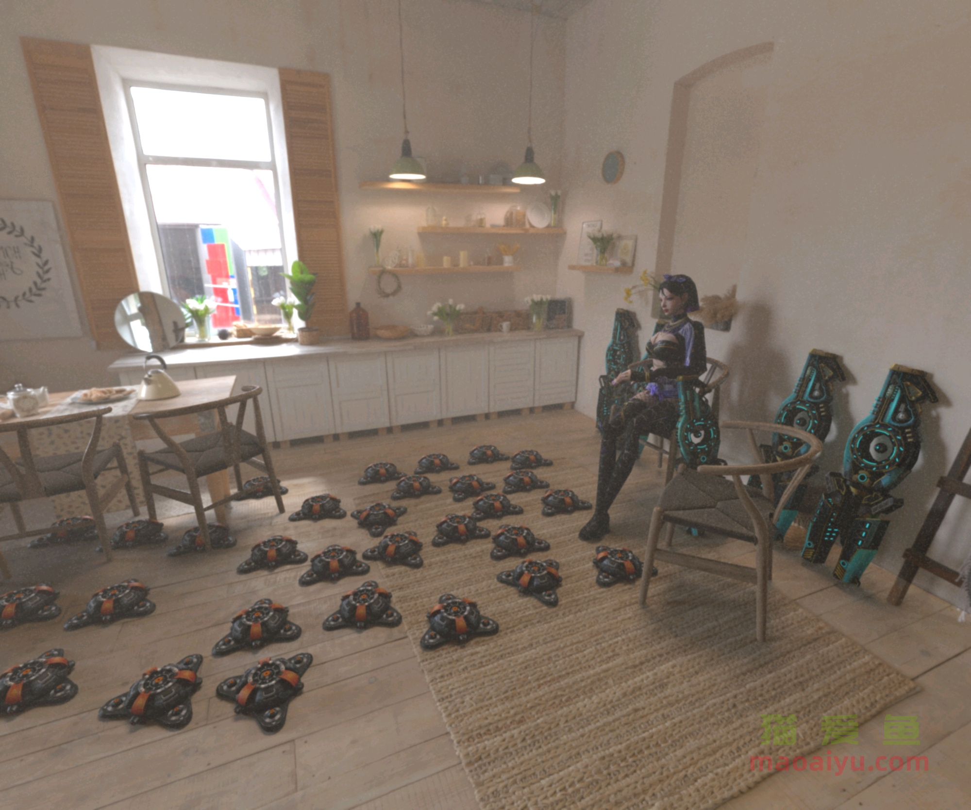 浩劫地雷逆界星轮特情伊琳娜建模