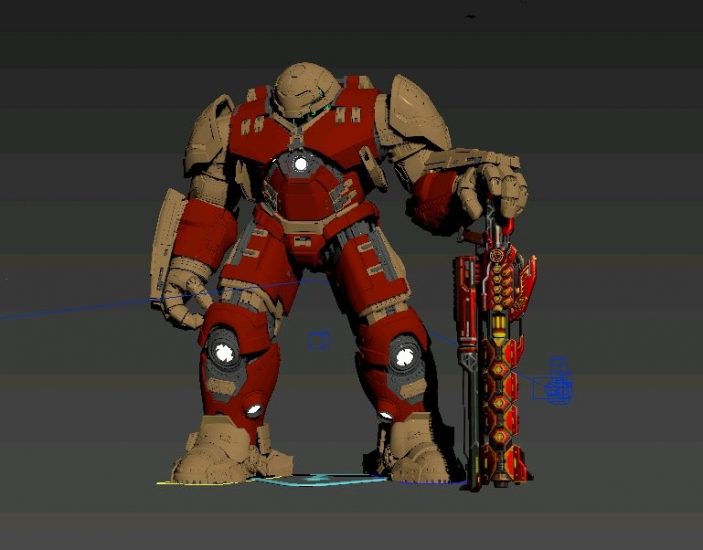 CSOL建模炽麟煌焱断域雷魂联名漫威钢铁侠-猫咪网络