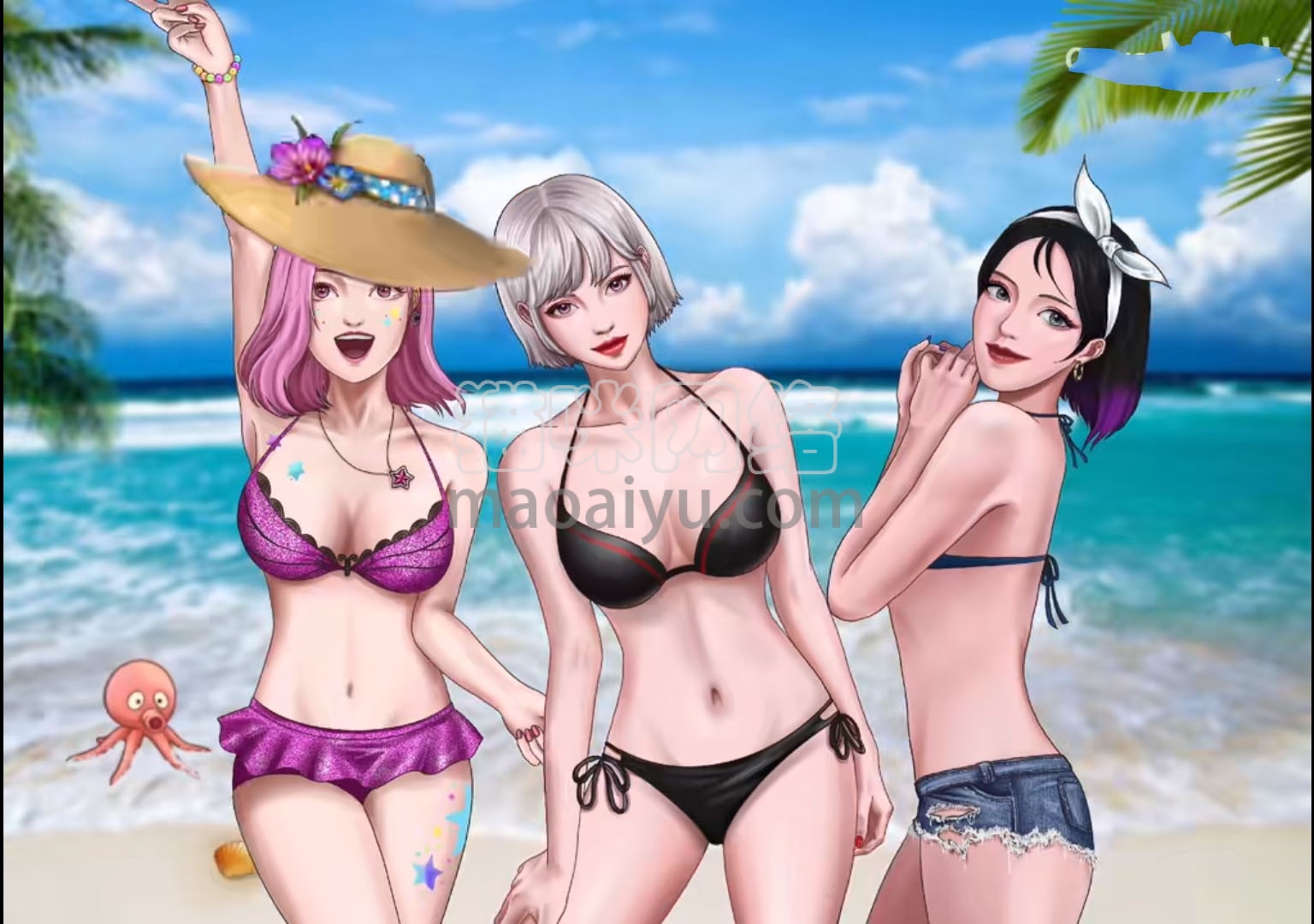 CSOL偶像艾琳特情伊琳娜沙滩比基尼壁纸2