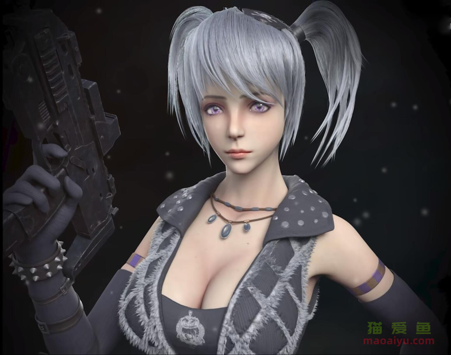 CSOL游戏人物米迦勒建模加水印 (4)