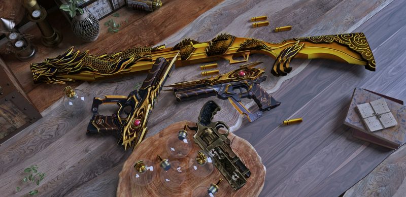 反恐精英CSOL天龙M3建模高清图-猫咪网络