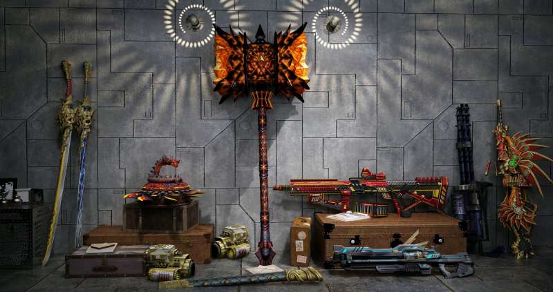 CSOL武器装备武器建模可以做壁纸-猫咪网络