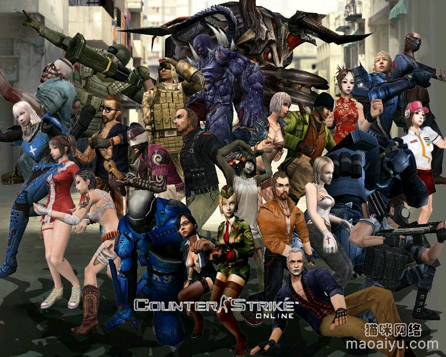 图片[5]-《CSOL》游戏人物角色和僵尸漫画桌面壁纸-猫咪网络