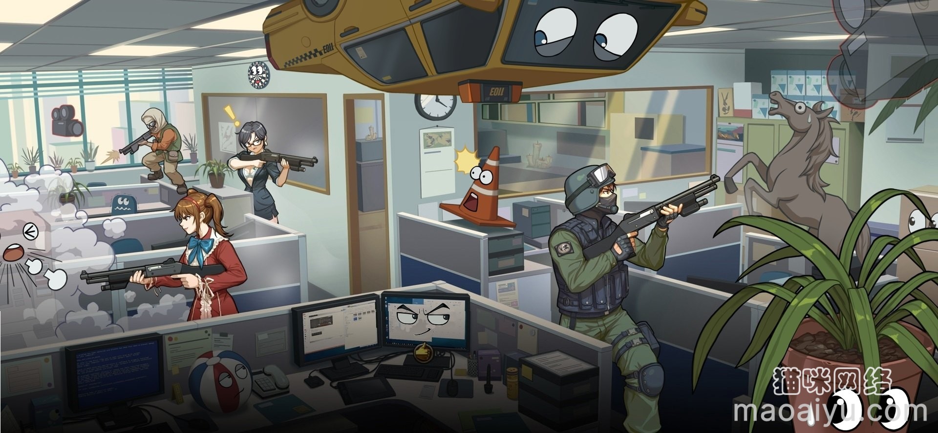 图片[6]-《CSOL》游戏人物角色和僵尸漫画桌面壁纸-猫咪网络