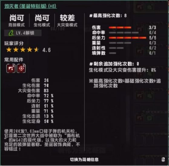 《CSOL》+8圣诞毁灭者3伤害5后座属性评测-猫咪网络