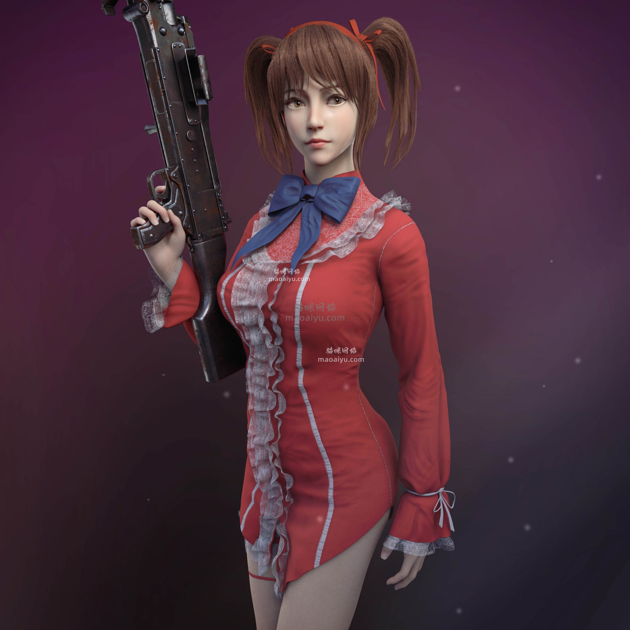 图片[3]-《CSOL》建模安娜游戏人物角色-猫咪网络