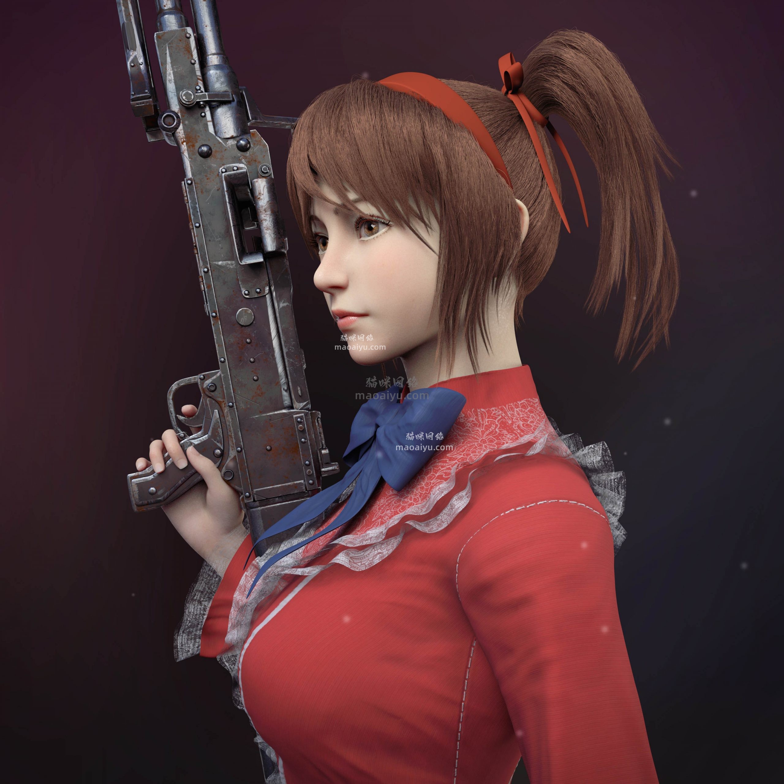 图片[4]-《CSOL》建模安娜游戏人物角色-猫咪网络