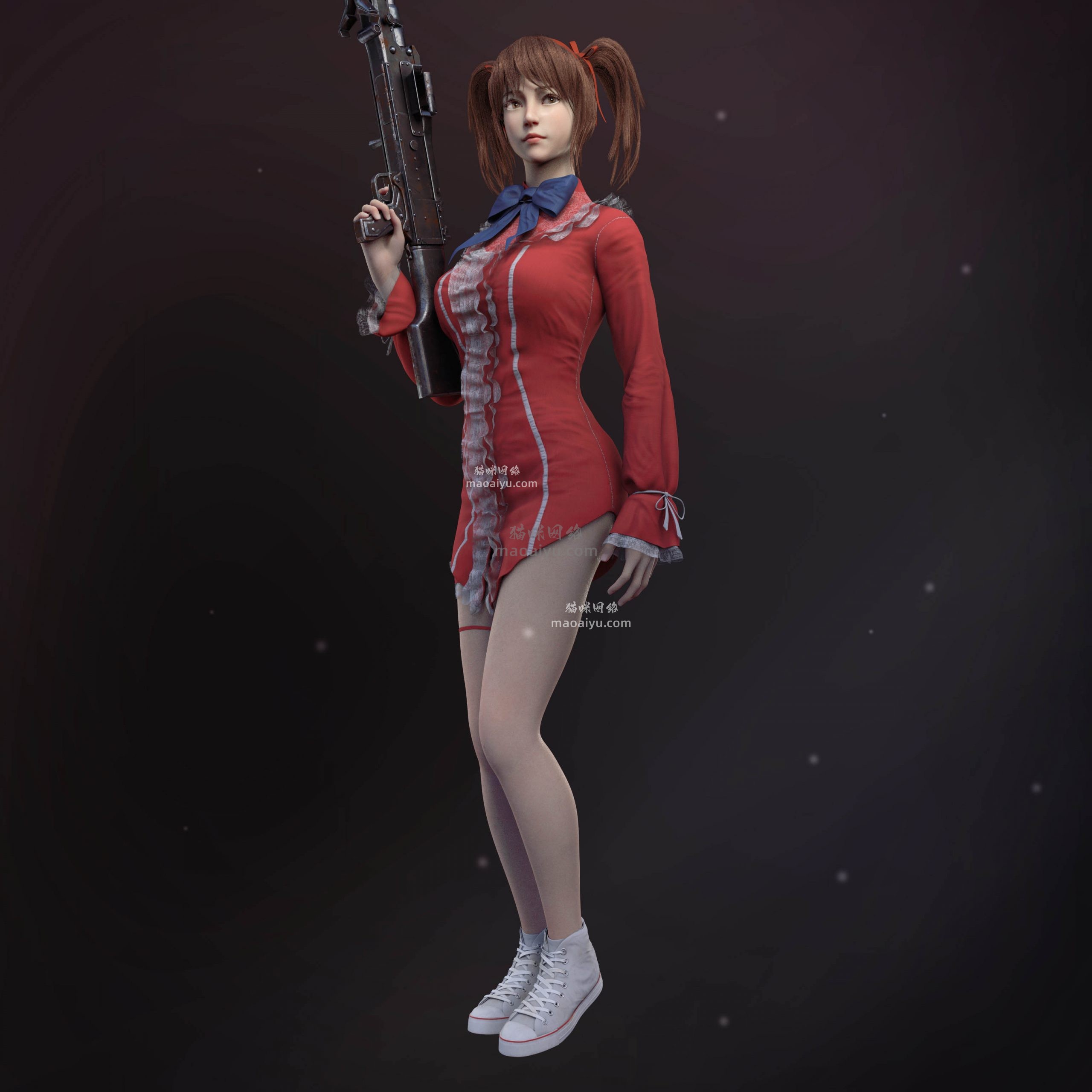 图片[5]-《CSOL》建模安娜游戏人物角色-猫咪网络