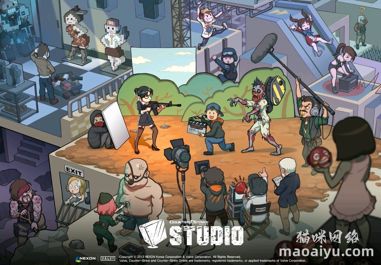 图片[2]-《CSOL》游戏人物角色和僵尸漫画桌面壁纸-猫咪网络