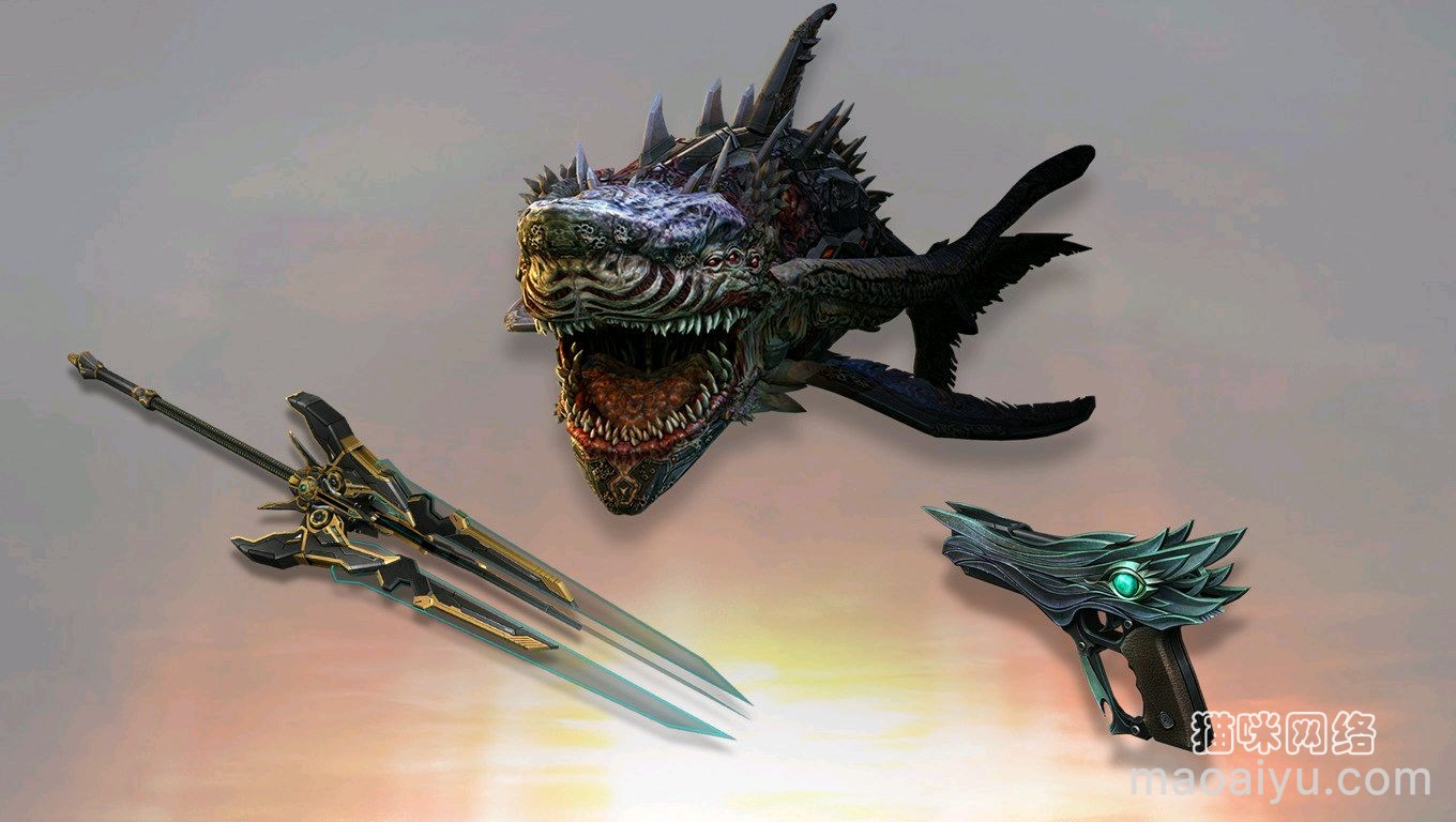 CSOL星际仲裁苍岚守护巨齿鲲鲨武器