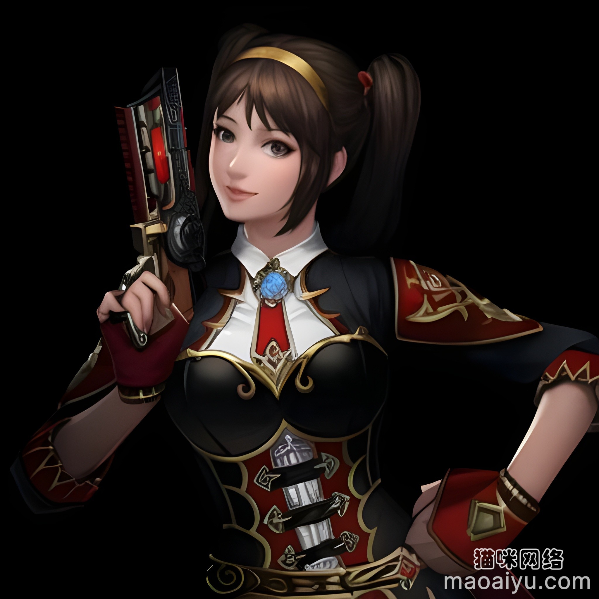 图片[10]-《CSOL》安娜游戏人物角色绘画-猫咪网络