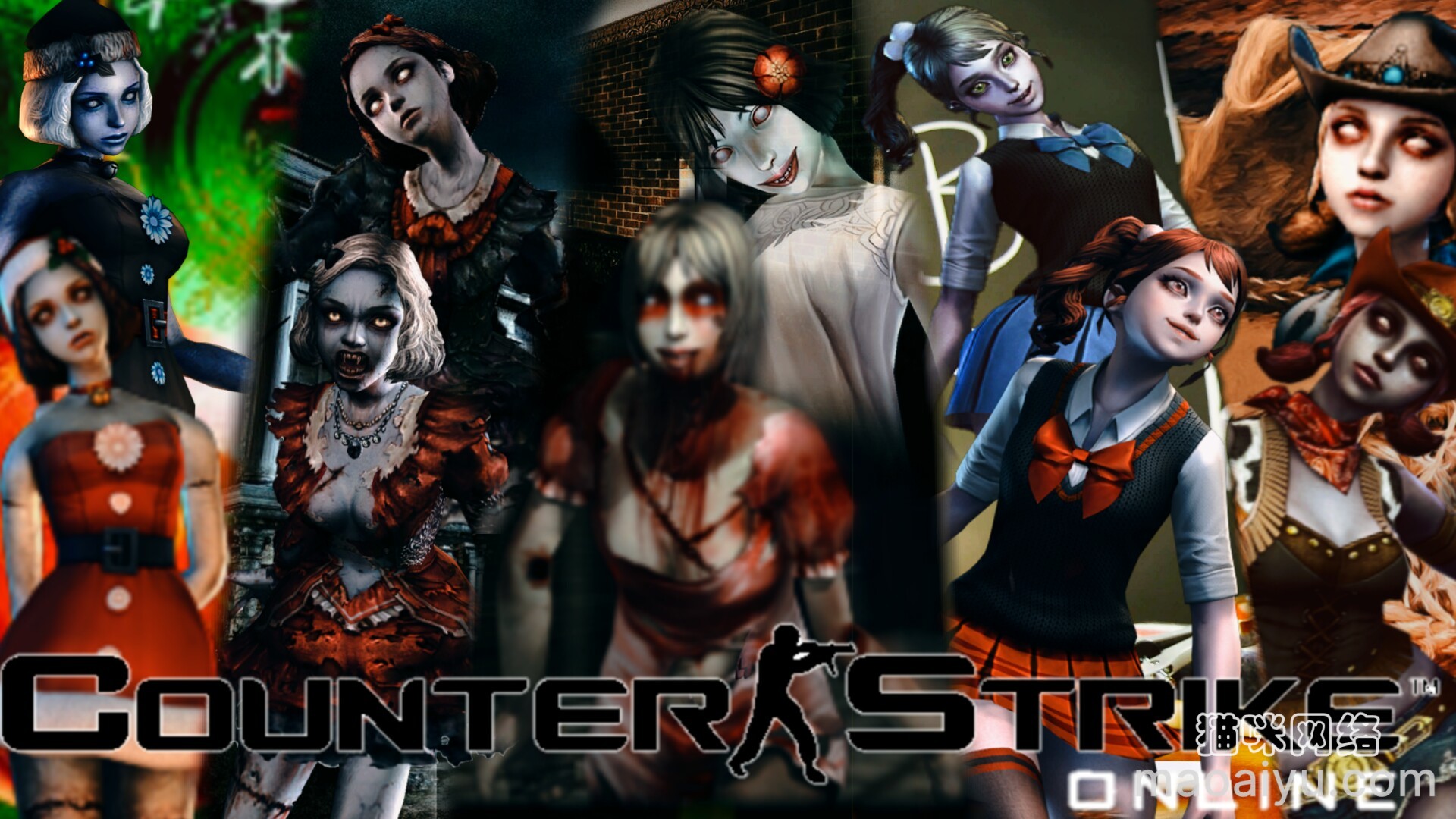 僵尸角色暗影芭比图AC564