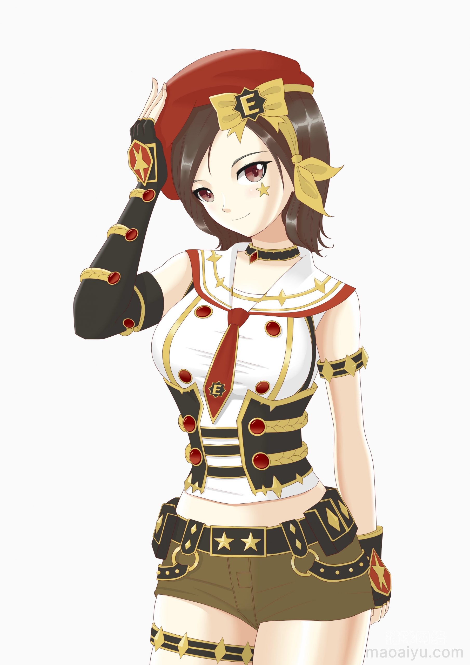 海皇米迦勒卡通漫画