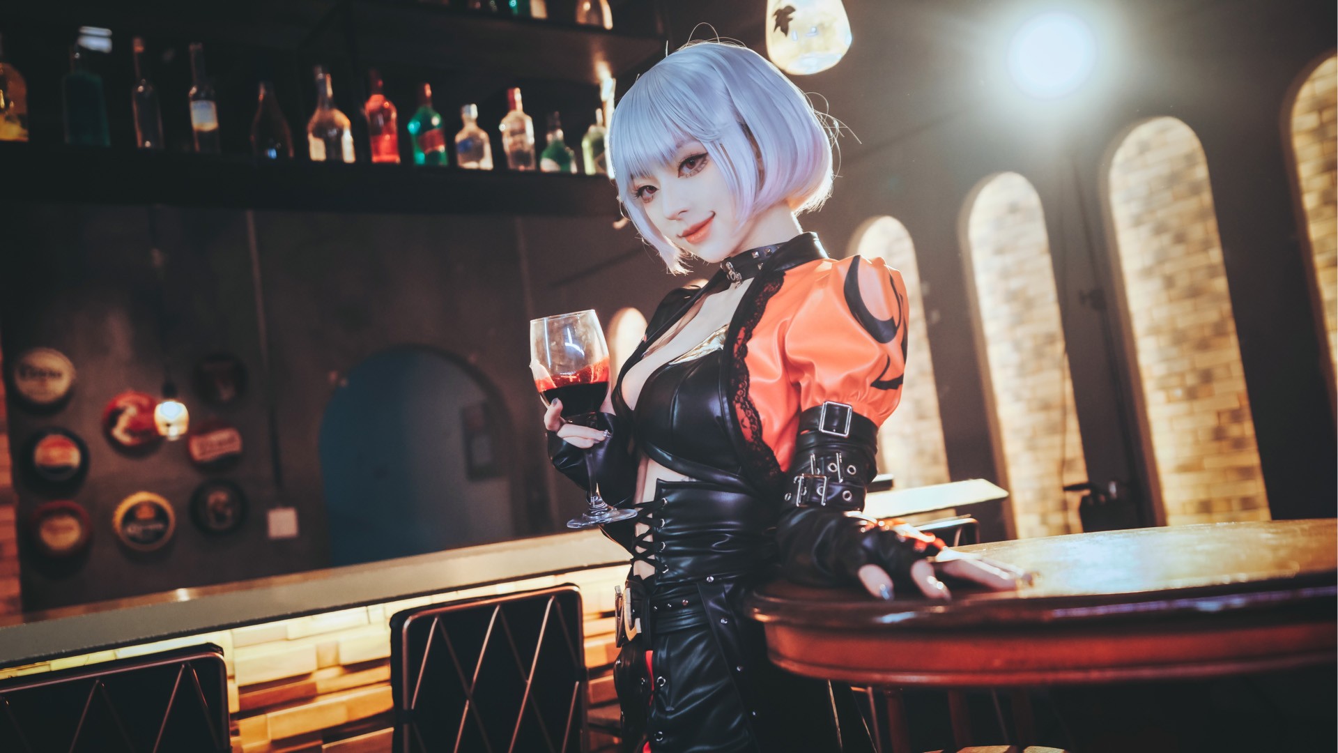 血猎者卡罗琳cosplay真人扮演AC2 (7)