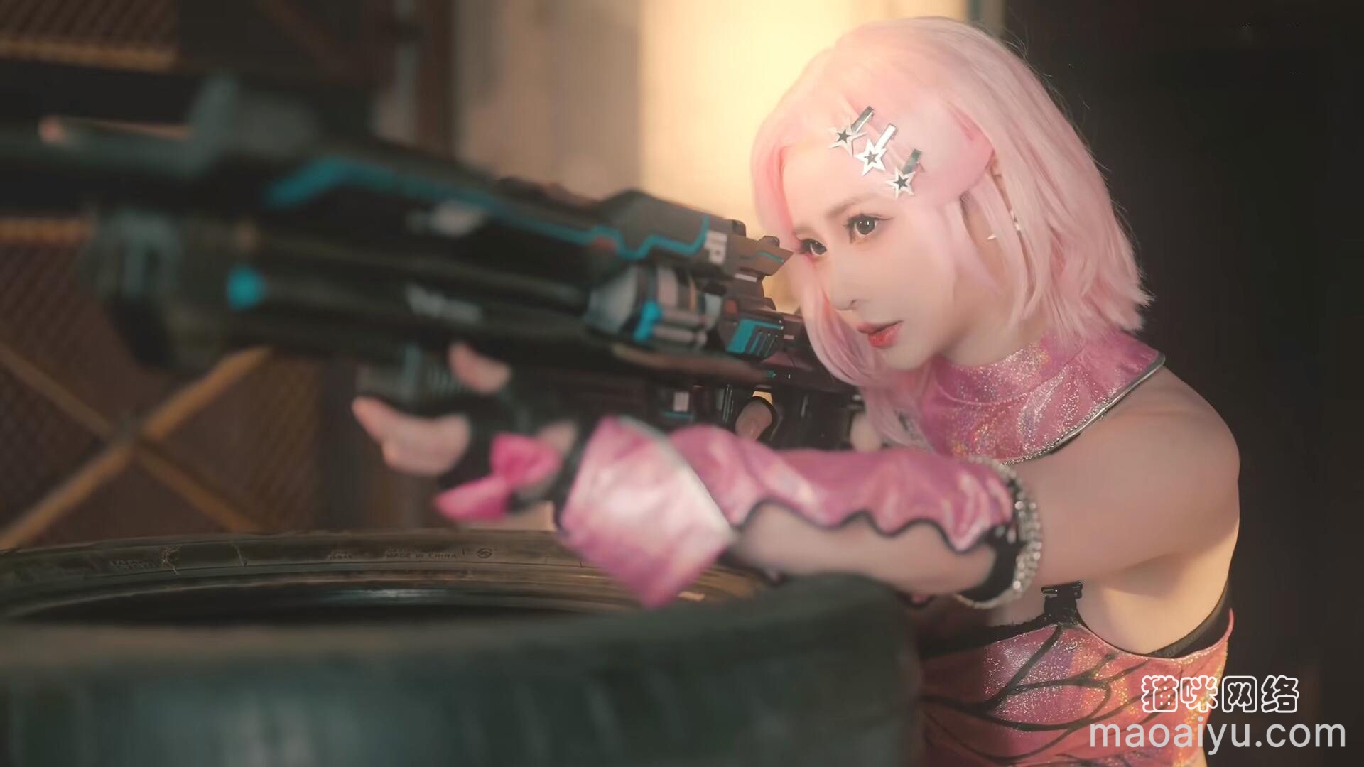 CSOL真人扮演cosplay特情伊琳娜熏偶像艾琳 (4)