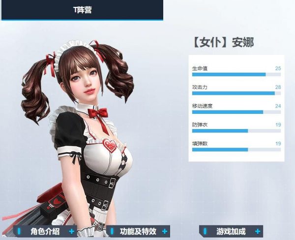 CSOL女仆安娜人物属性技能评测-猫咪网络