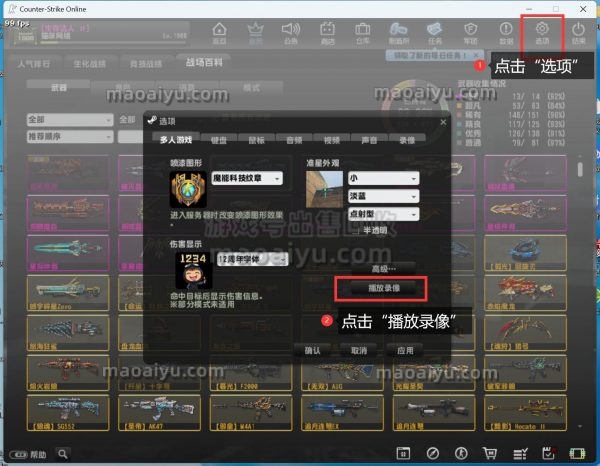 CSOL如何查看播放录像-猫咪网络