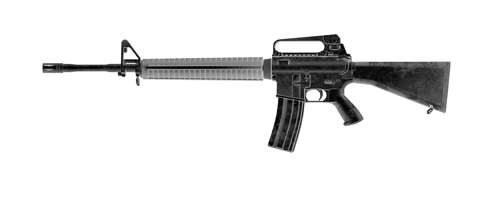 绝地求生M16A4高清素材PNG透明背景2