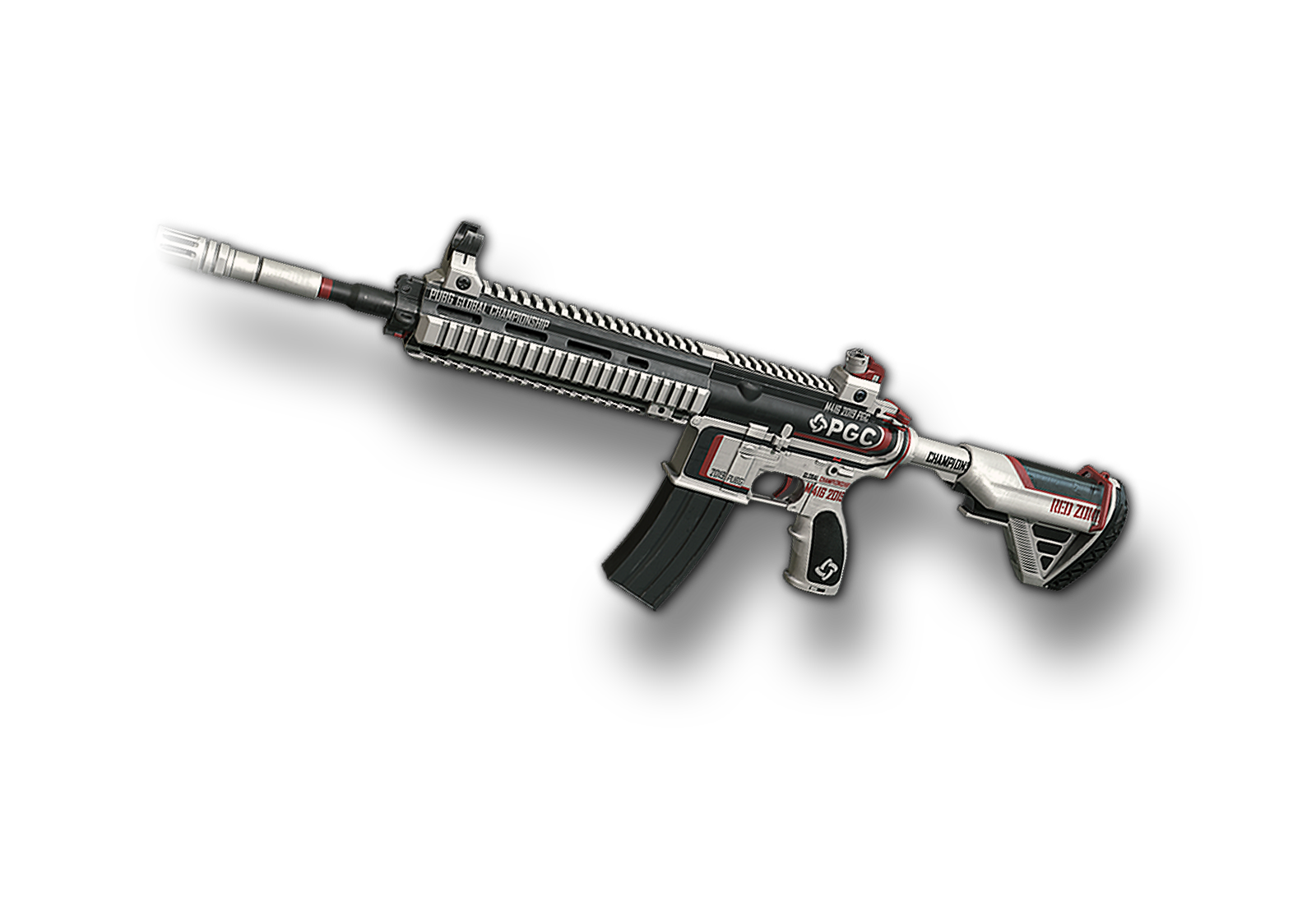 绝地求生PGC2019-M416武器高清PNG素材透明背景