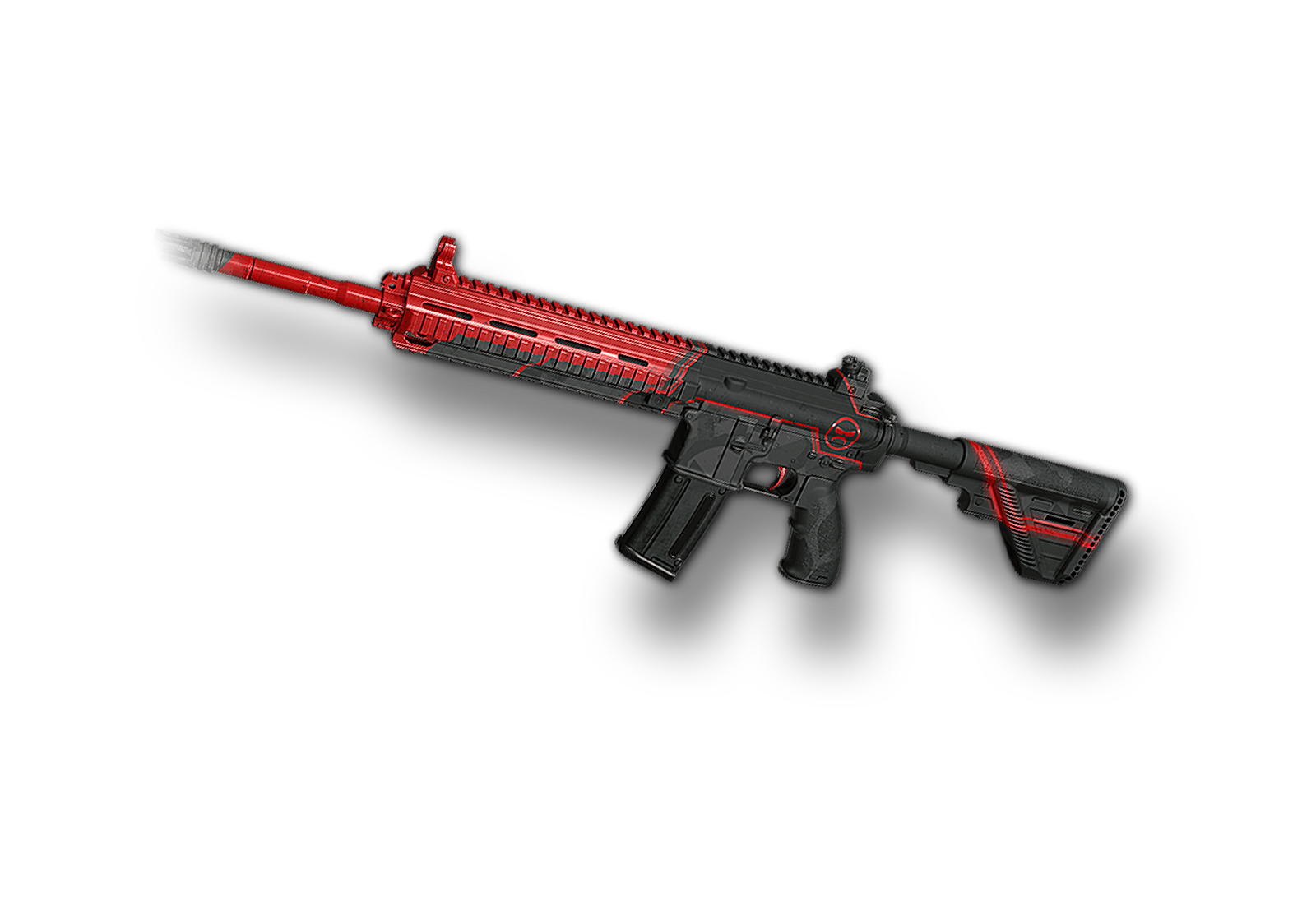 绝地求生疾风M416武器高清PNG素材透明背景2