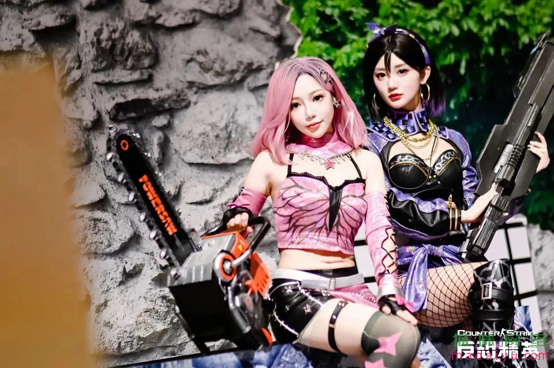 CSOL蜜桃奈奈和特情伊琳娜cosplay真人扮演AE945