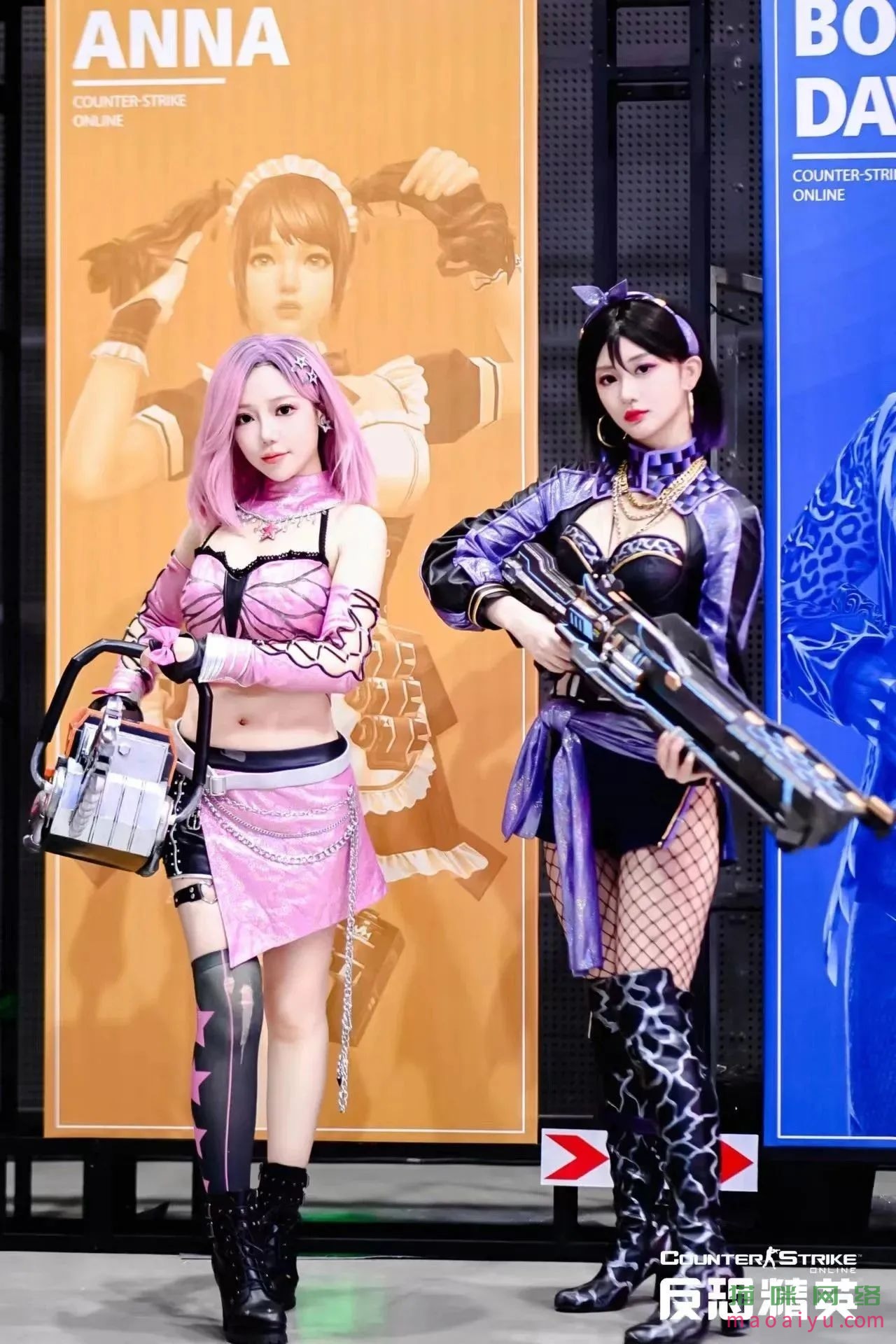 CSOL蜜桃奈奈和特情伊琳娜cosplay真人扮演AE943