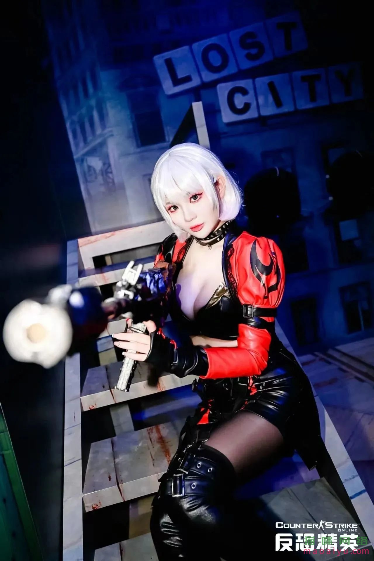 CSOL血猎者卡罗琳cosplay真人扮演AE064