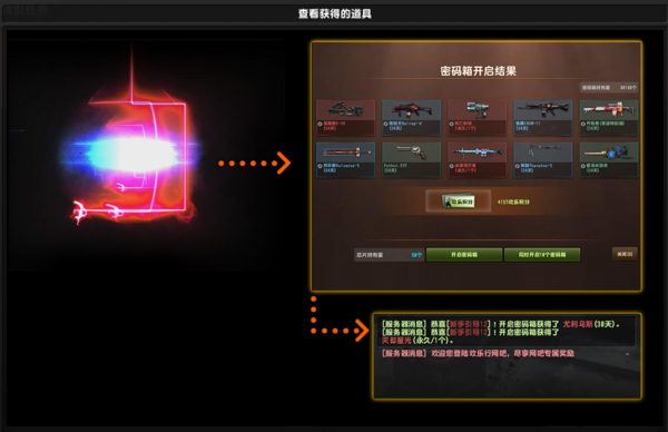 CSOL查看芯片开启密码箱获得的道具介绍说明-猫咪网络