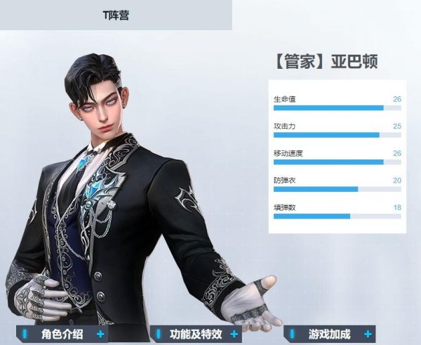 CSOL管家亚巴顿人物性能属性介绍说明-猫咪网络