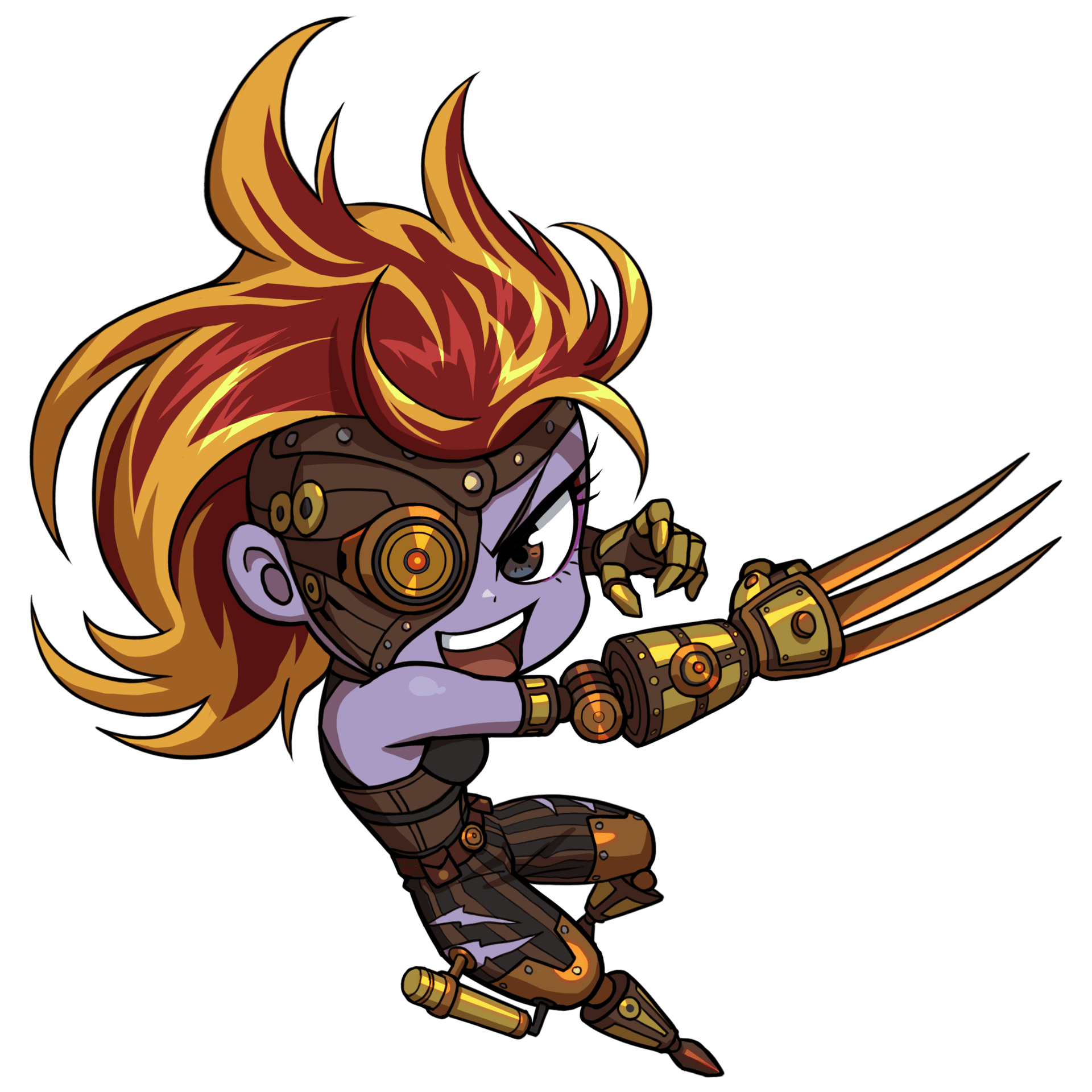 CSOL卡通透明游戏僵尸人物角色Q2