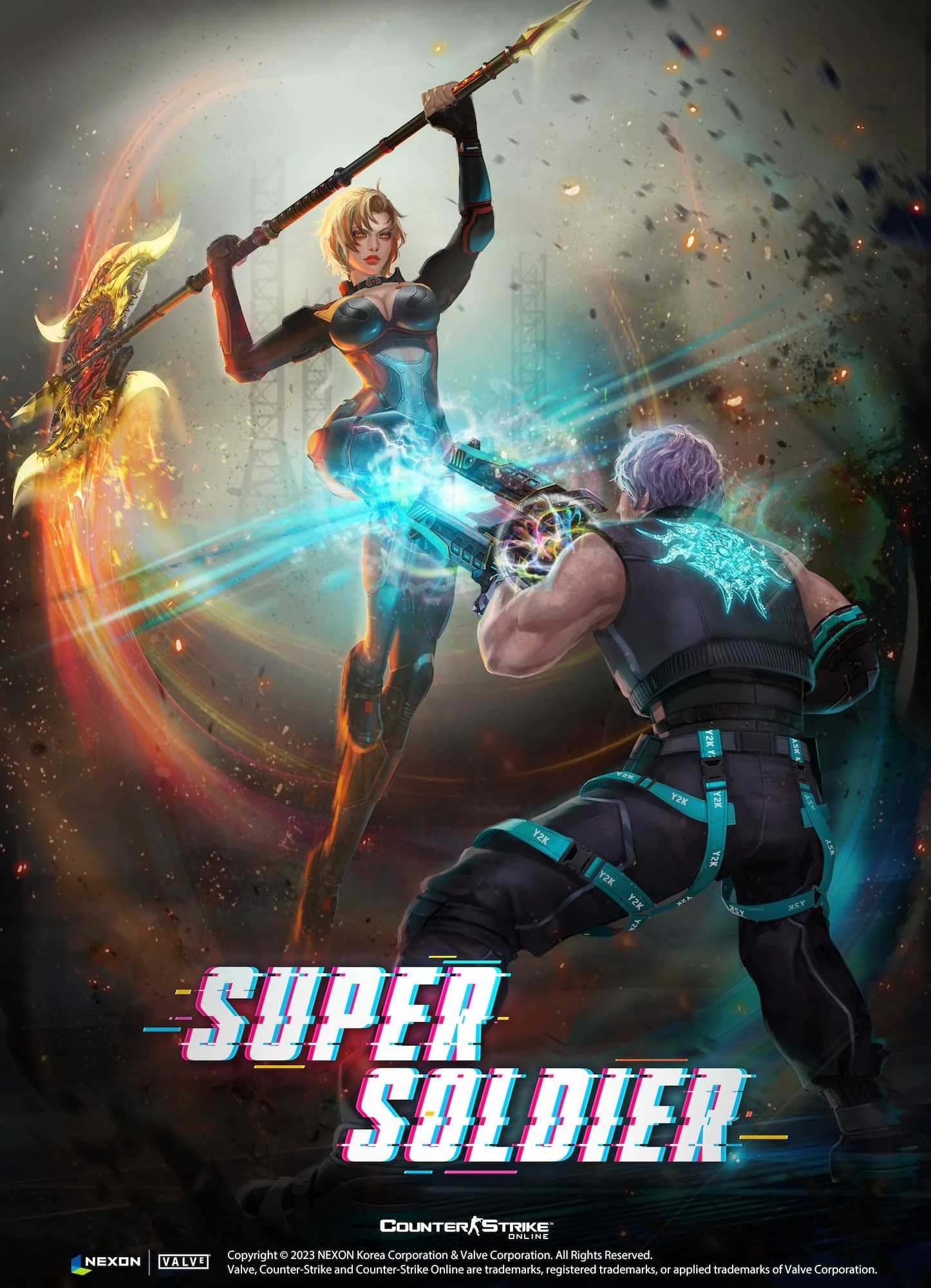 不灭埃里克和战神杰西卡手持逆界星轮和神鬼开天手机壁纸