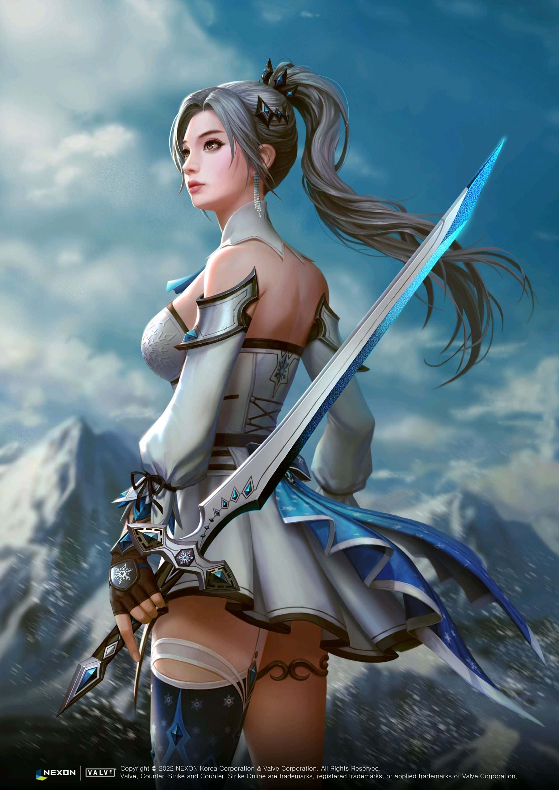 冰雪斯卡蒂壁纸