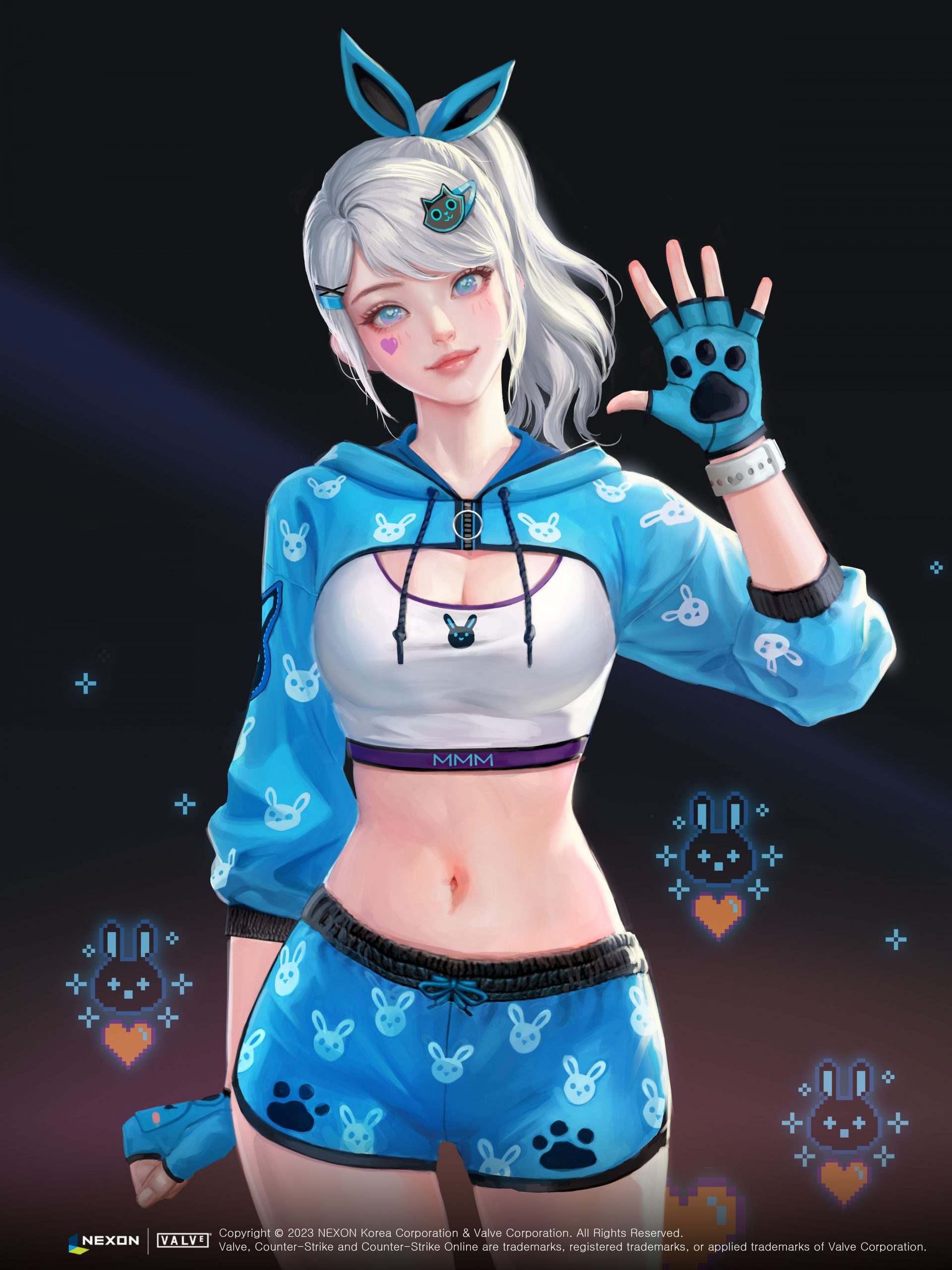 蓝兔泰莉莎壁纸