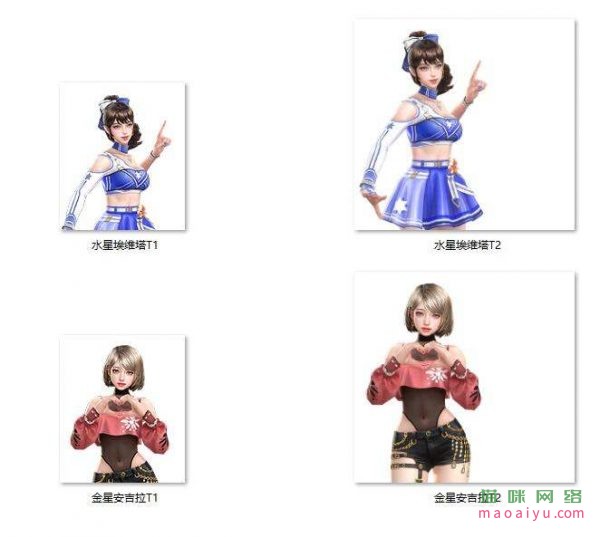 CSOL人物金星安吉拉和水星埃维塔高清素材-猫咪网络