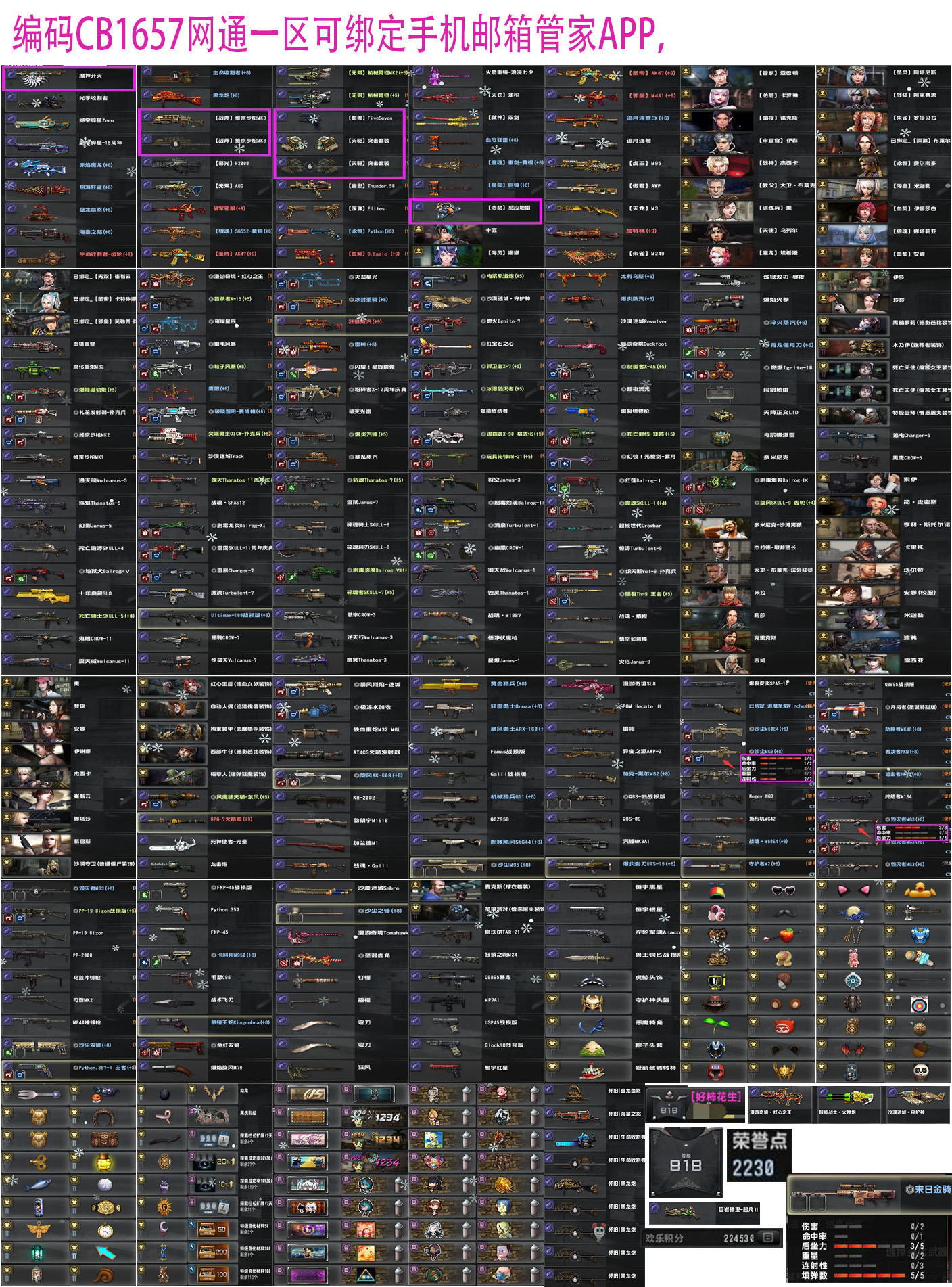 图片[16]-反恐精英CSOL清单[点击图片之后，可放大图片]-猫咪网络